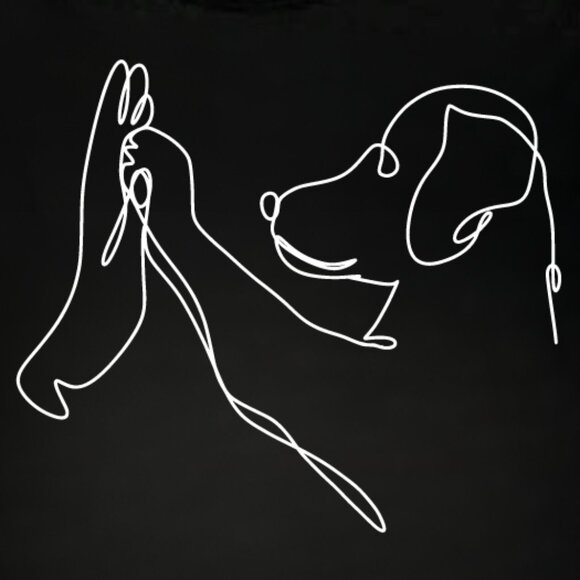 Join Hand Dog Shirt, Gift for Dog Lovers, Dog Mom Shirt, Dog Graphics Shirt - Picture 3 of 3